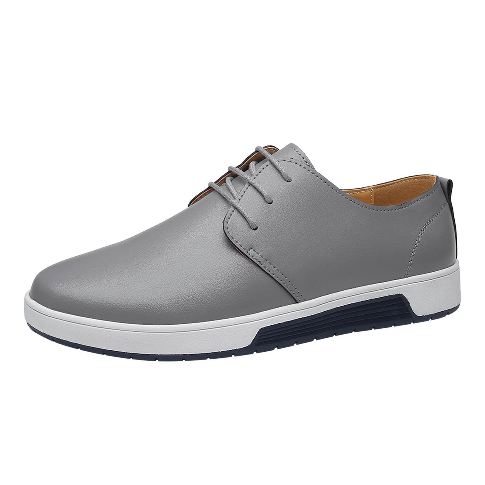 Limsea Men's Dress Shoes - British Style Business Oxfords with Cap Toe | Flat Heel Formal Shoes for Office, Wedding & Dance | Perfect for Summer & Autumn Wear