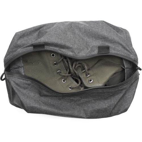 Peak Design Travel Shoe Pouch - Waterproof & Durable Charcoal Gray Shoe Bag for Sneakers, Gym Shoes & Travel Accessories - Perfect for Gym, Travel & Outdoor Adventures