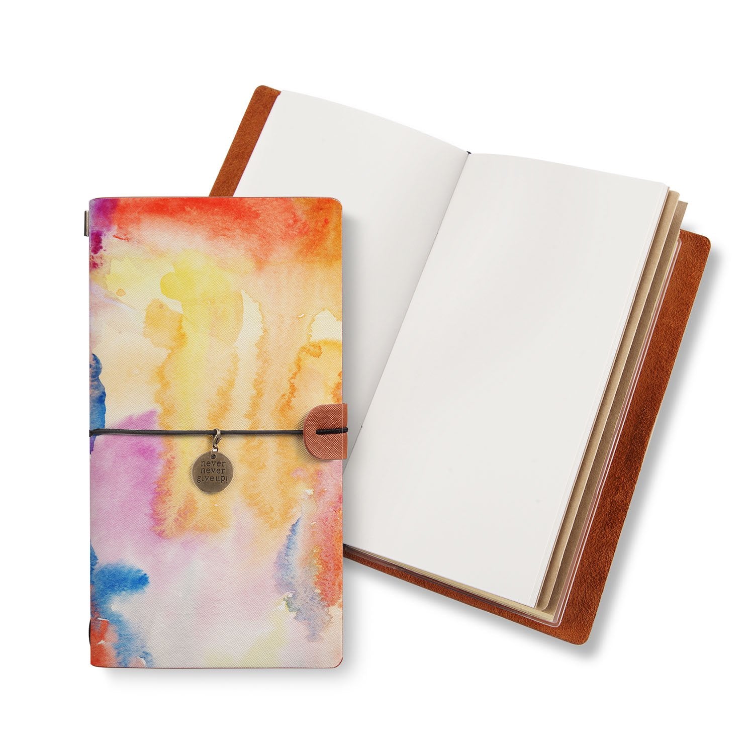 Premium Traveler's Notebook - Waterproof & Durable Leather Journal for Writing, Sketching & Note Taking - Perfect for Travel, Work & Daily Use