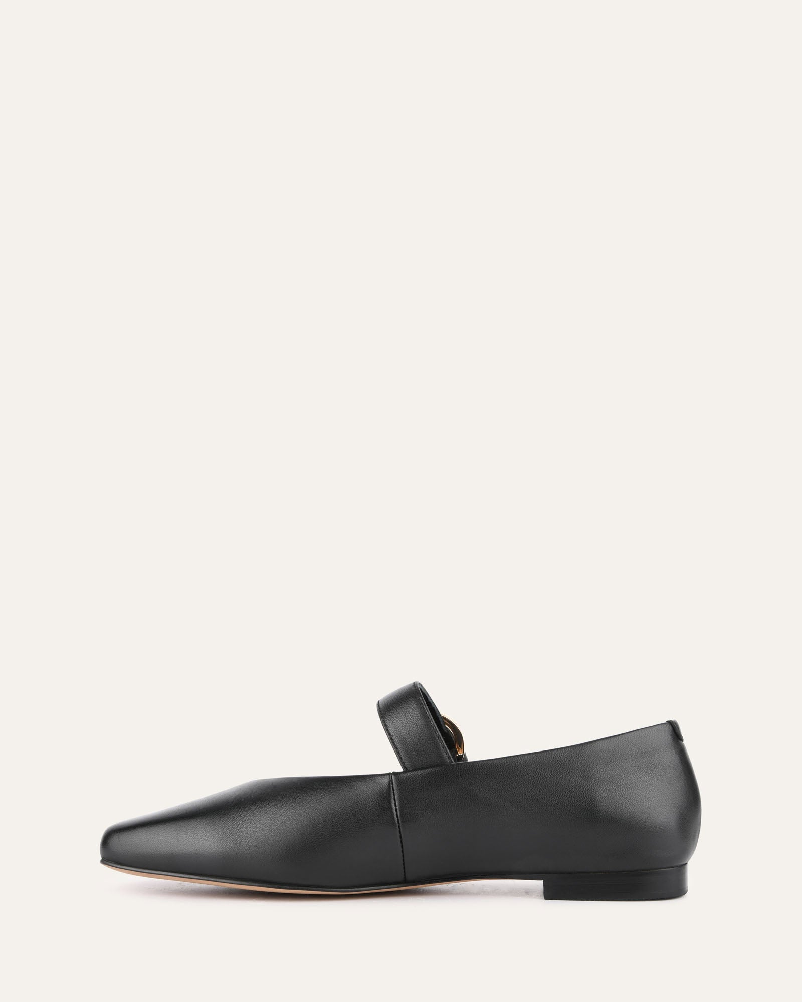 Annabelle Women's Black Leather Casual Flats - Comfortable Slip-On Shoes for Work, Travel & Everyday Wear