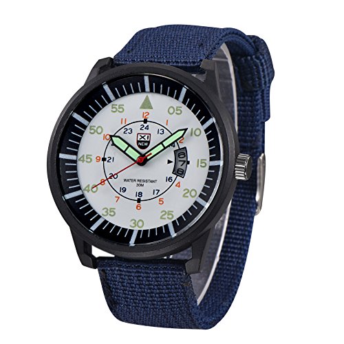 Men's Black Military Sport Watch - Stainless Steel Case, Date Display, Quartz Movement - Perfect for Outdoor Adventures, Casual Wear & Formal Occasions