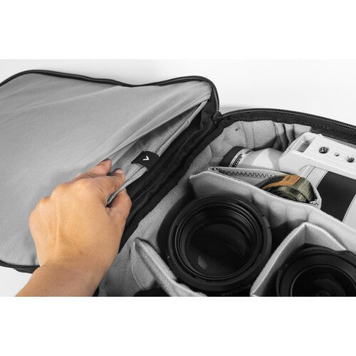 Peak Design Camera Cube v2 (Large) - Waterproof DSLR Camera Bag for Travel & Outdoor Photography - Perfect for Hiking, Air Travel & Adventure Gear Storage