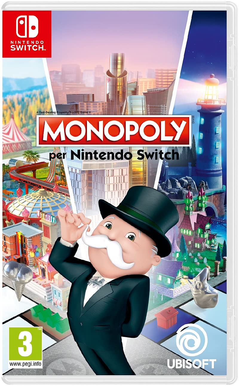 Monopoly Board Game for Nintendo Switch - Family Fun Game Night & Party Entertainment - Play at Home or On the Go