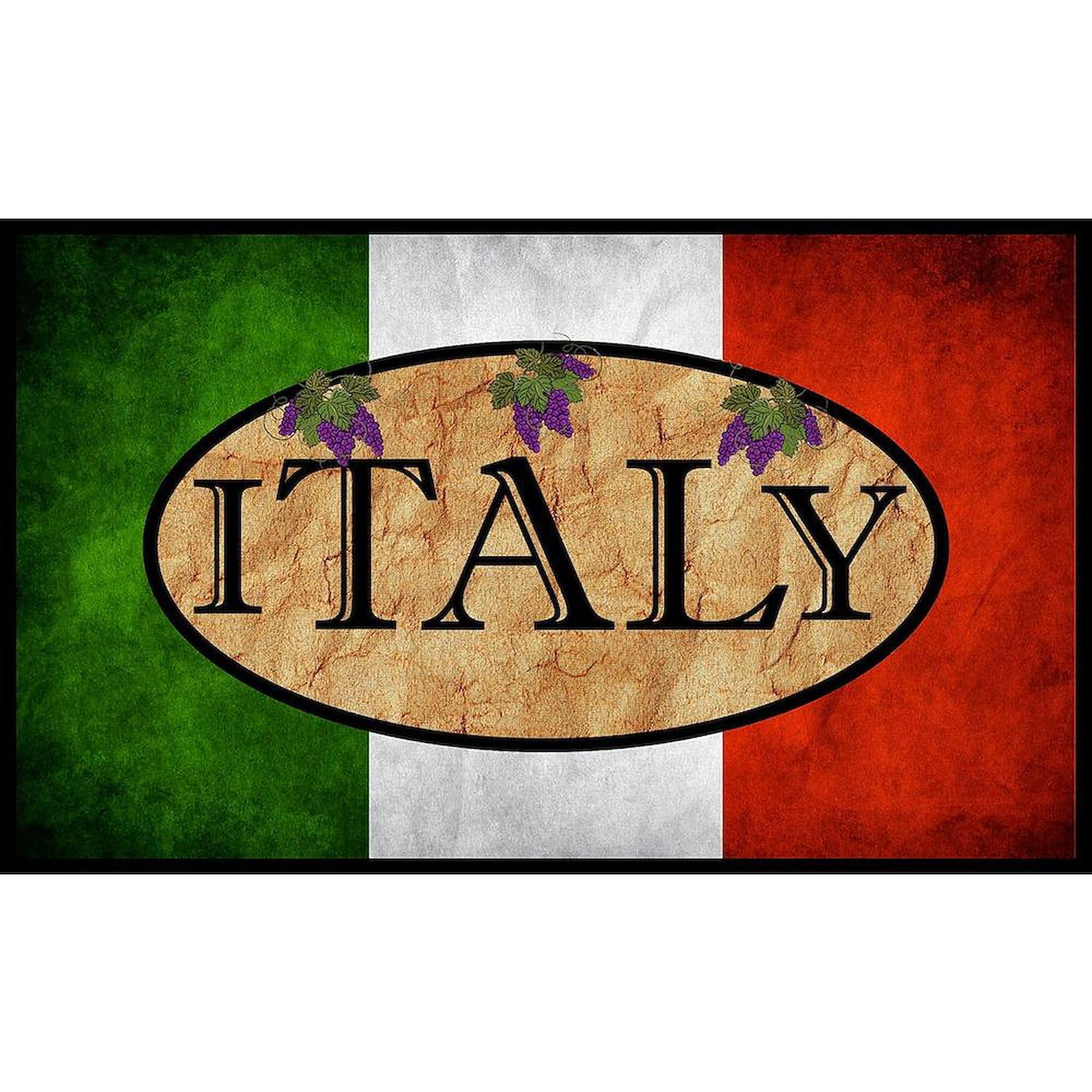 Italian Flag Coffee Mug 11 oz (325 ml) - Ceramic Travel Mug for Tea, Hot Chocolate & Espresso - Perfect for Home, Office & Gifts