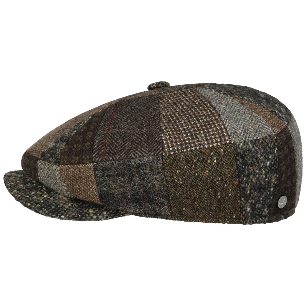Lierys Mindell 8-Panel Patchwork Flat Cap - Vintage Style Cotton Newsboy Hat for Men & Women | Perfect for Outdoor Activities, Casual Wear & Fashion Accessories