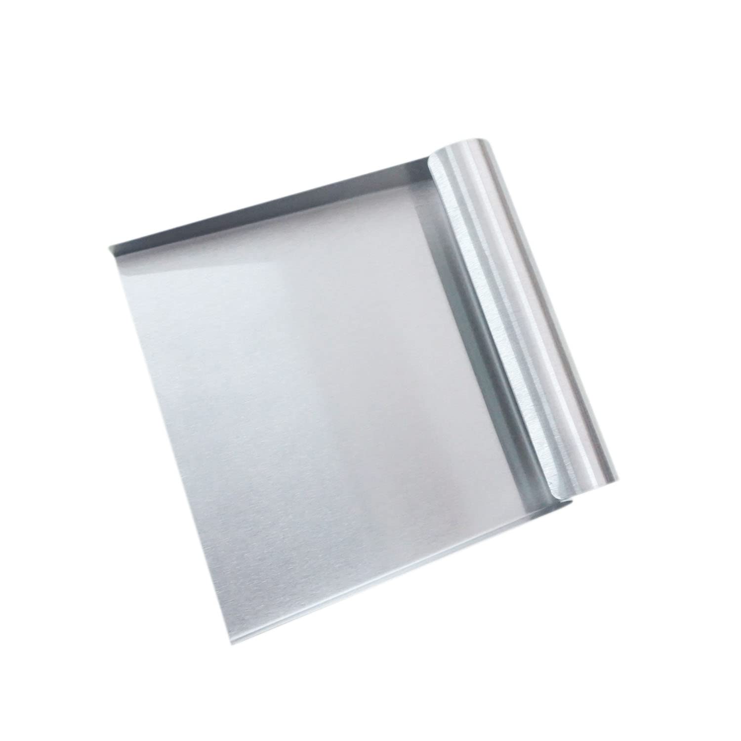 Premium Stainless Steel Food Scooper & Dough Cutter - 5.9