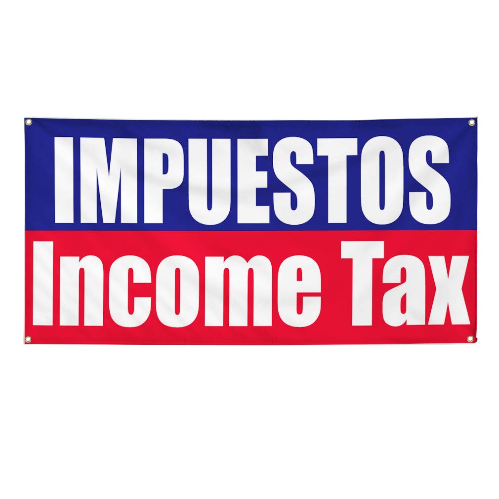 Vinyl Banner - Multiple Sizes (60x144 Inches) | Weatherproof Outdoor Business Sign with 10 Grommets | Perfect for Tax Season Promotions, Yard Sales & Industrial Advertising