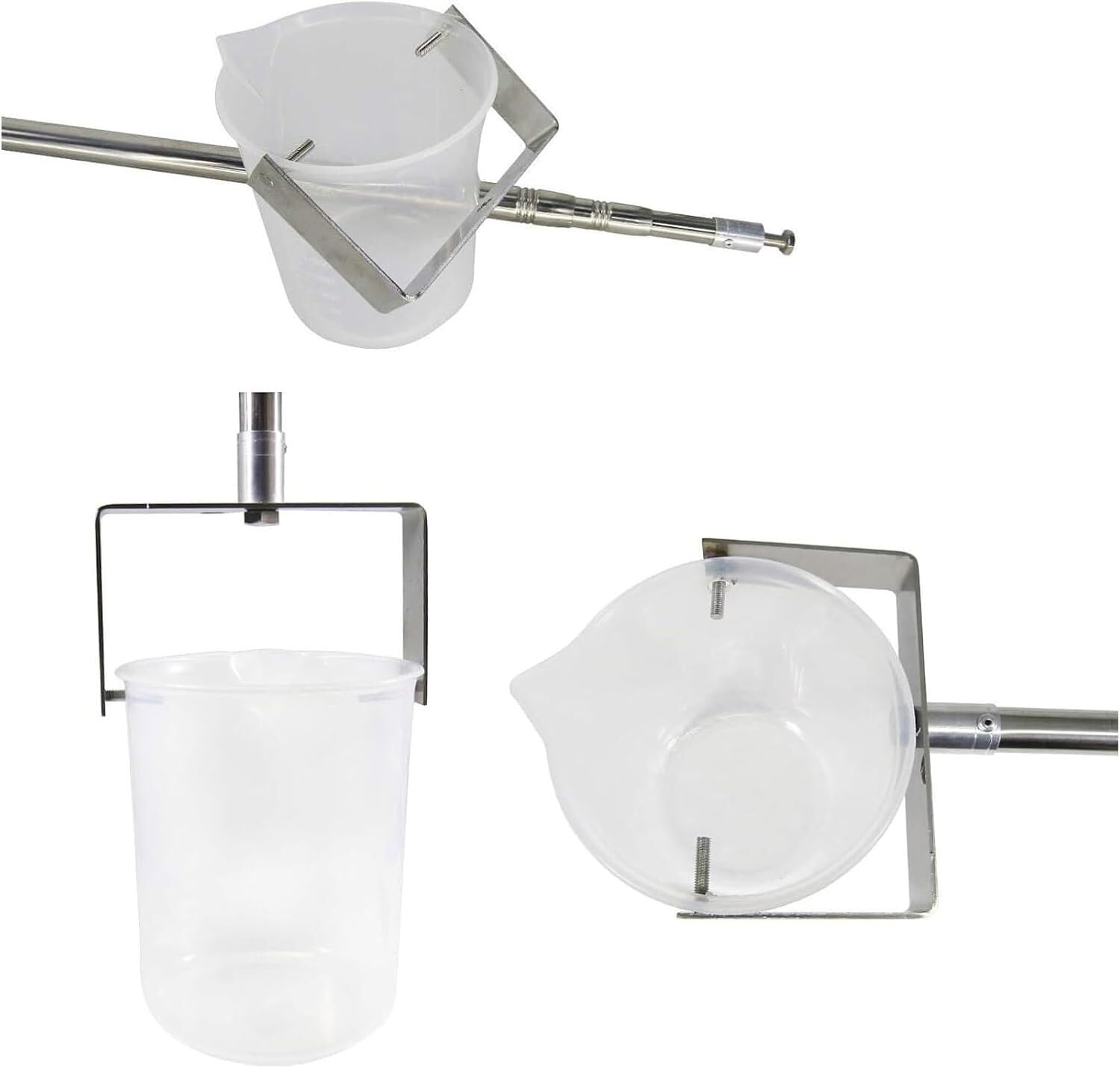 **Professional Telescopic Water Sampling Pole - 1000ml Environmental Water Quality Sampler with Retractable Rod & Swing Bucket for Lakes, Rivers & Pools - Ideal for Environmental Testing, Research & Field Work**