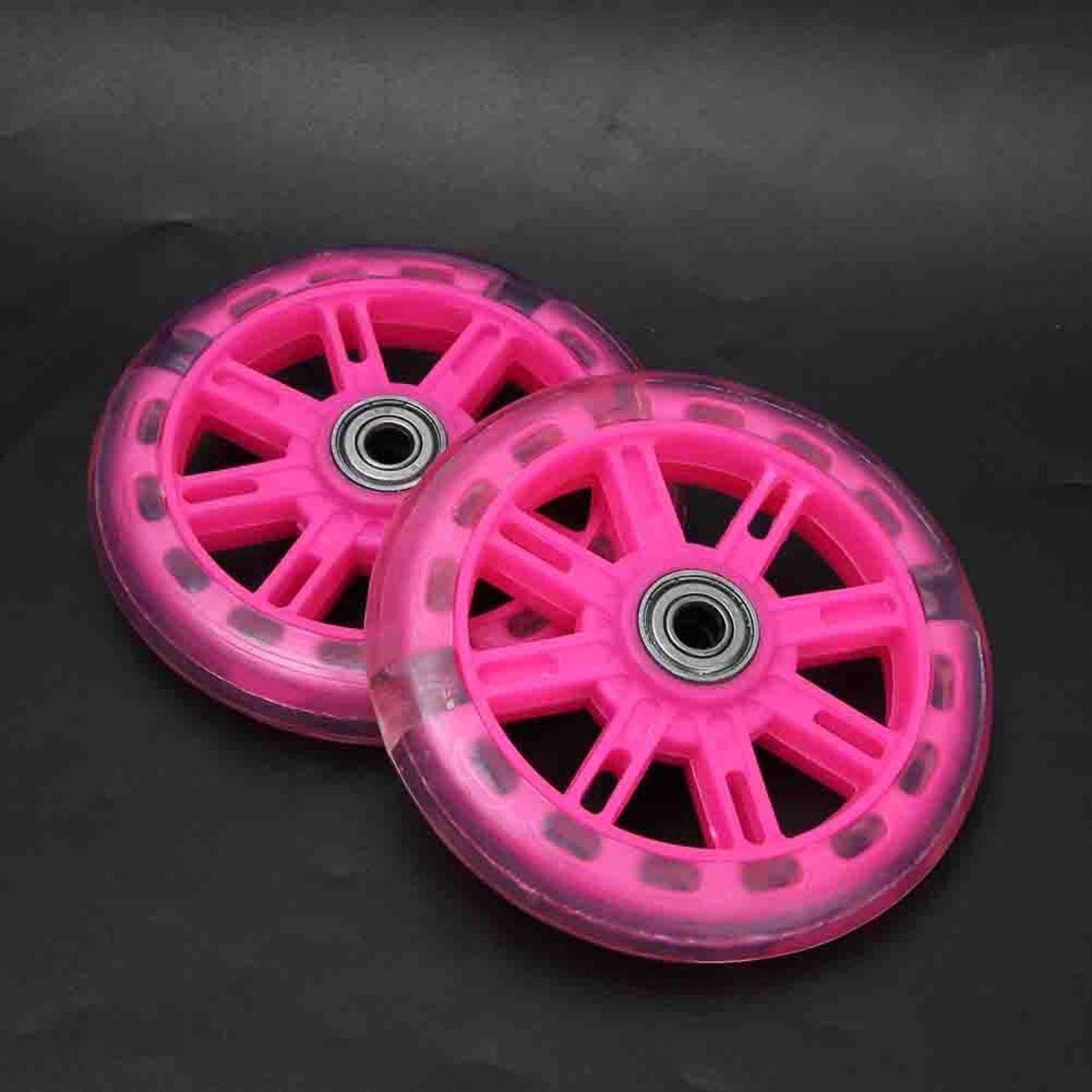 Pink Kids Bike Training Wheels - Sturdy Support Bracket Stabilizers for Toddler & Children's Bicycles | Outdoor Learning Bikes for Beginners | Perfect for First Ride Practice in Parks & Neighborhoods