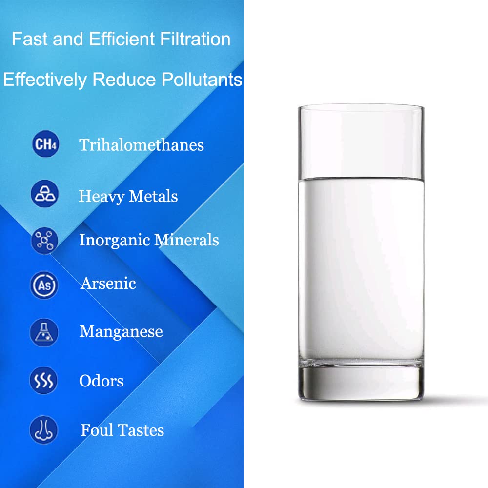 Berkey Water Filter Replacement - 2 Pack Activated Carbon Filters Compatible with Berkey Gravity Water Purifier System | Clean Drinking Water for Home, Camping & Emergency Preparedness