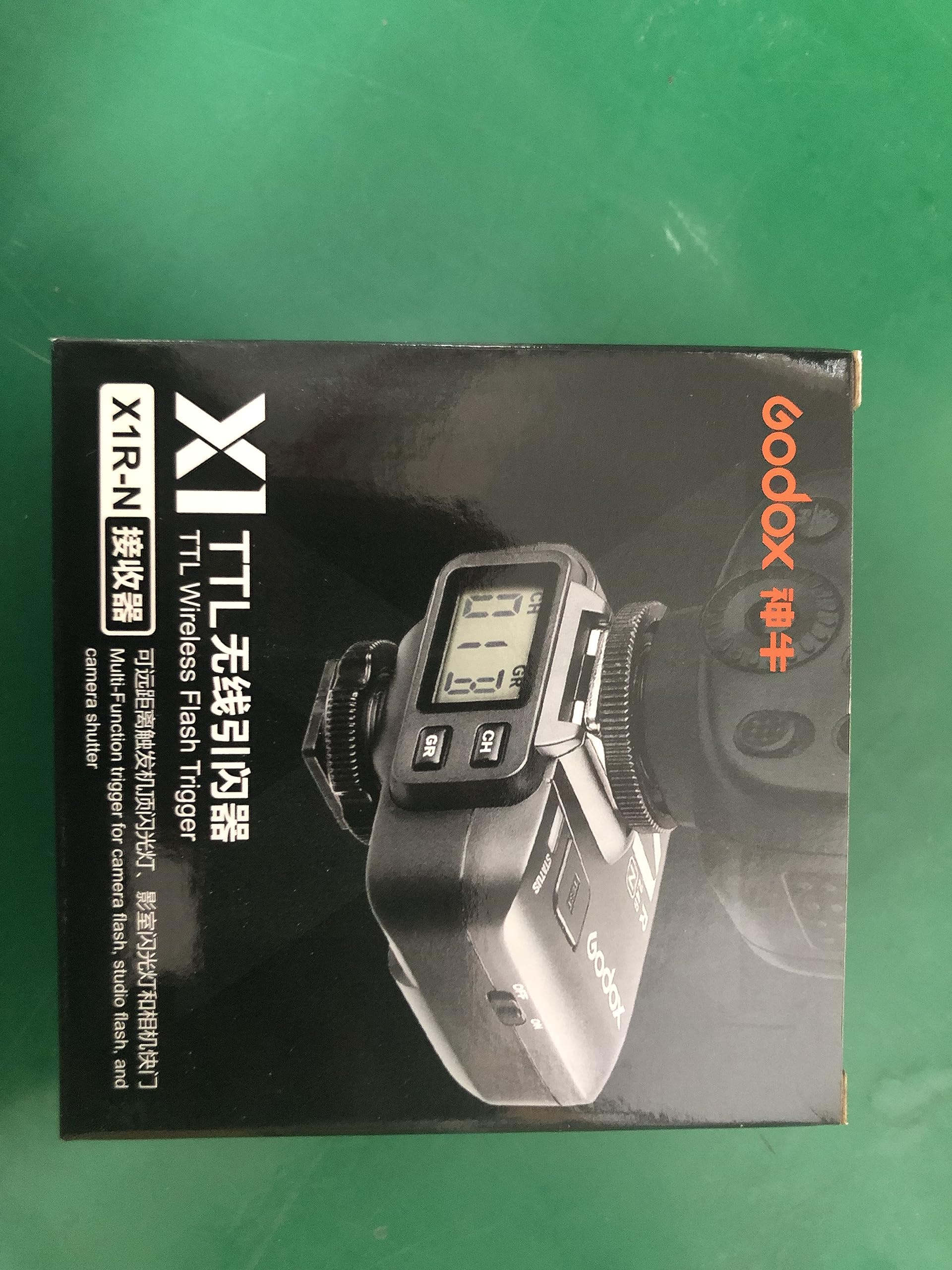 Godox X1R-N Wireless Flash Trigger Receiver for Nikon DSLR Cameras - 2.4G Wireless X System with High Speed Sync up to 1/8000s - Compatible with X1N, XPro-N & XProII-N Triggers - Perfect for Studio Photography, Outdoor Shoots & Event Coverage