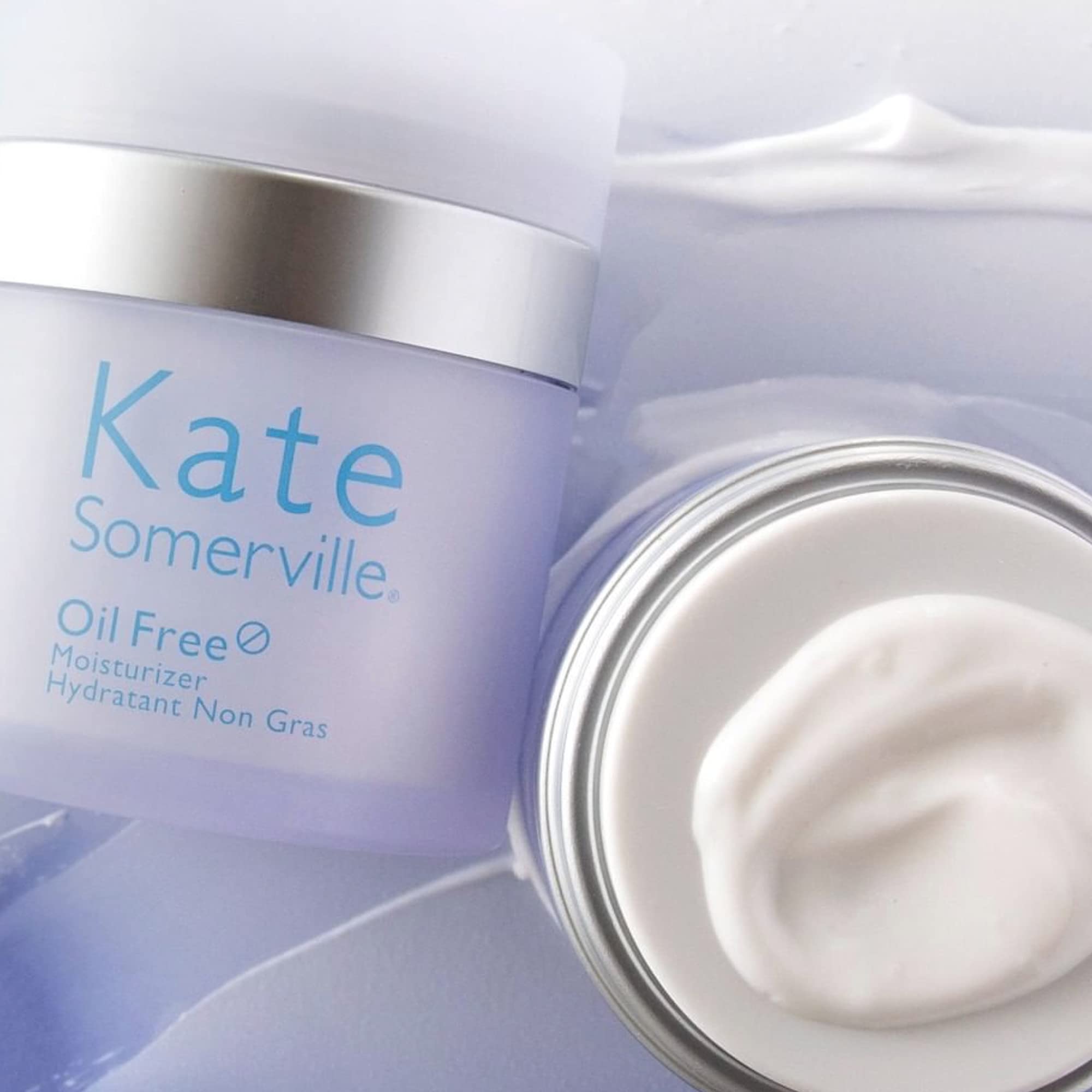 Kate Somerville Oil Free Moisturizer for Oily Skin - Clinically Proven Lightweight Hydrating Face Cream with Oil Control | 1.7 Fl Oz | Daily Use for Acne-Prone & Combination Skin | Perfect for Morning & Night Skincare Routine