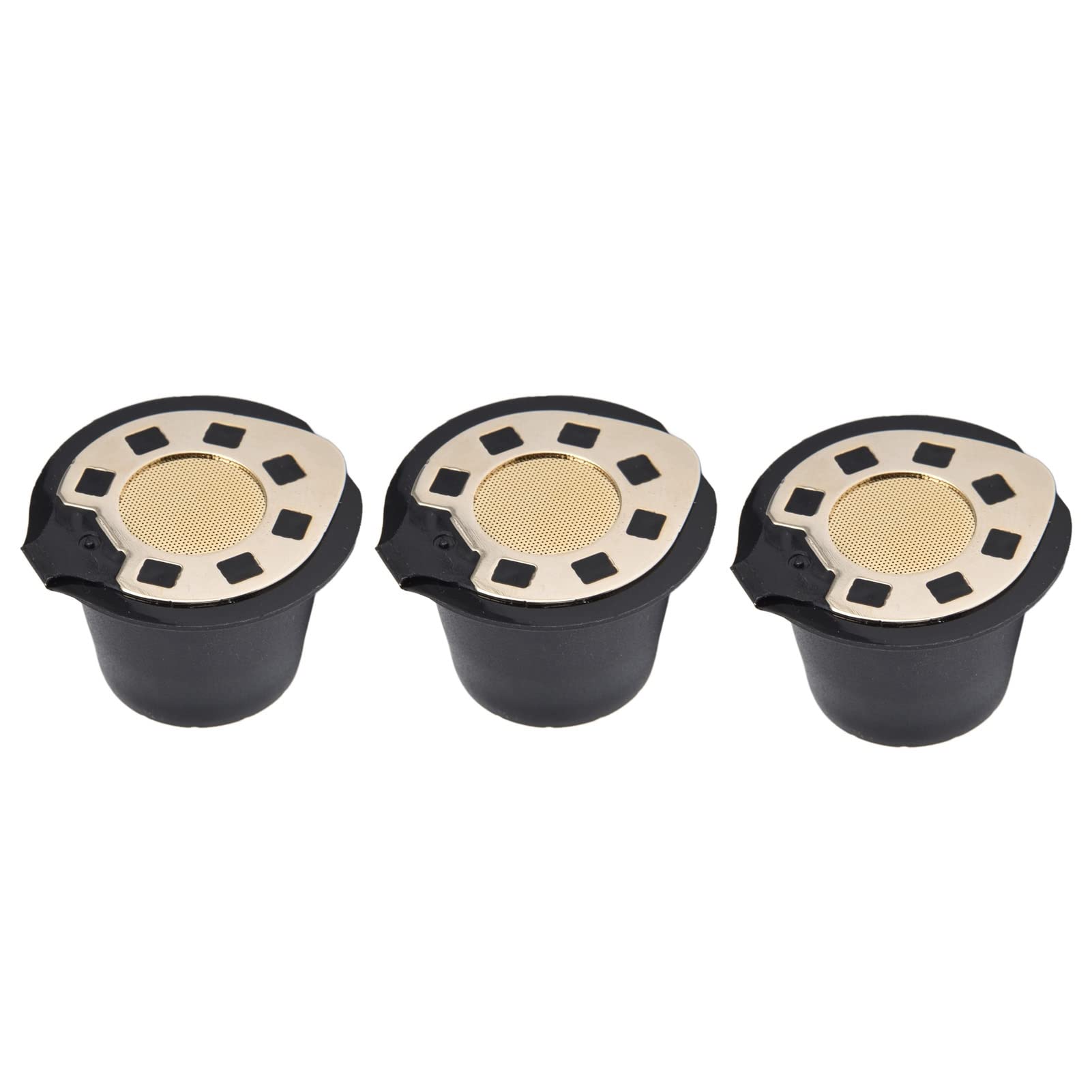 BTIHCEUOT Reusable Coffee Capsule Filter - Eco-Friendly & Porous Water Inlet for Nespresso Machines - Perfect for Office, Home & Travel Use