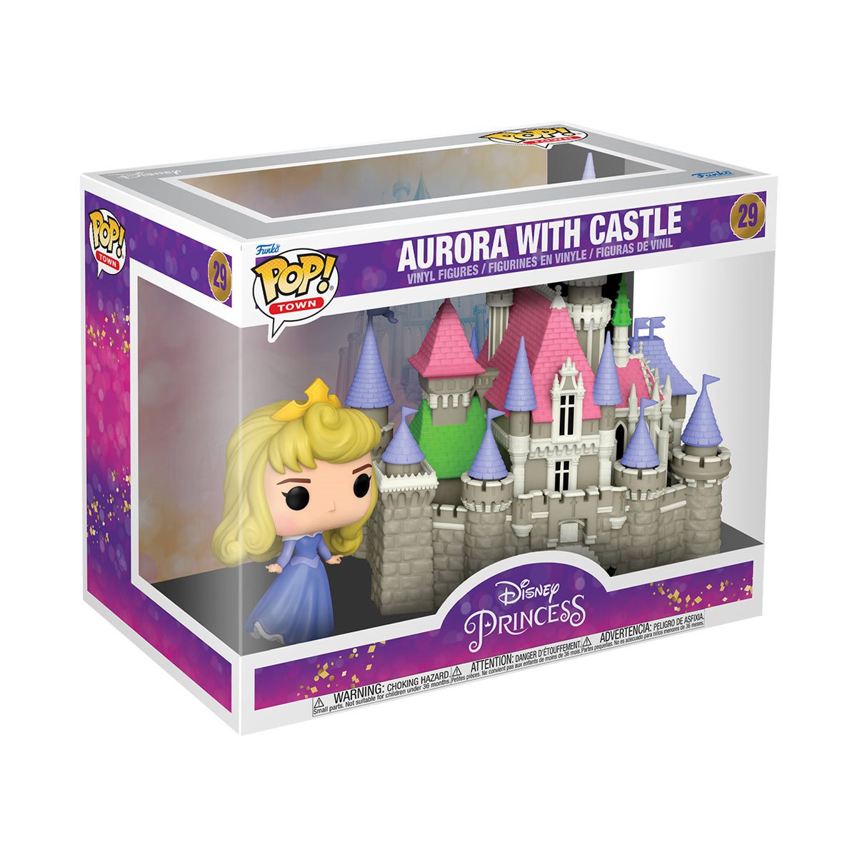 Disney Ultimate Princess Aurora with Castle Funko Pop! Vinyl Figure #29 - Collectible Toy for Disney Fans & Pop Culture Enthusiasts | Perfect for Display, Gifts, and Disney Collections