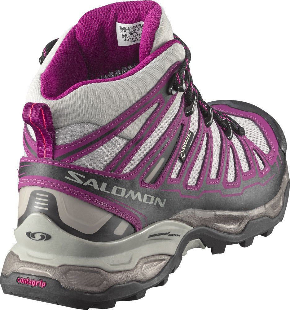 Salomon X Ultra Mid GTX Women's Hiking Boots - Waterproof & Lightweight for Outdoor Adventures, Trail Running & Backpacking