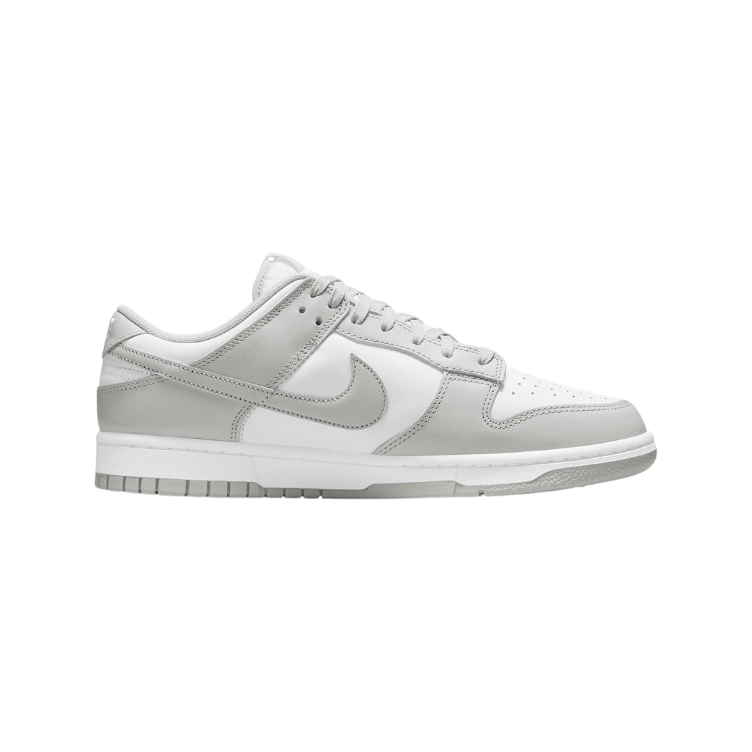 Nike Dunk Low Retro Men's Shoes - White Grey Fog Sneakers for Casual Wear, Street Style & Everyday Comfort