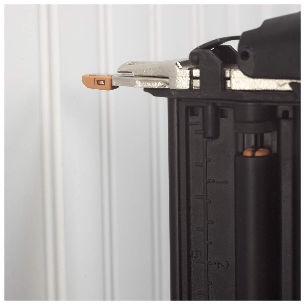 BOSTITCH BTFP12233 18GA Smart Point Pneumatic Brad Nailer Kit - Lightweight & Precise for Trim Work, Crown Molding, and DIY Home Projects