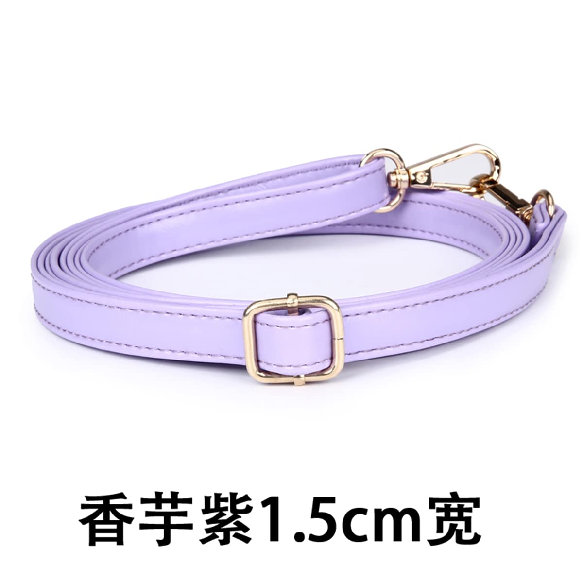 1.5 Inch Adjustable Crossbody Bag Strap - Genuine Sheepskin Pattern Leather Purse Replacement Strap for Handbags (59