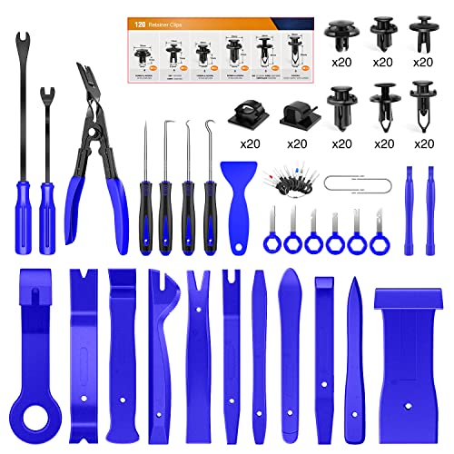 200Pcs Clips Removal Kit Blue