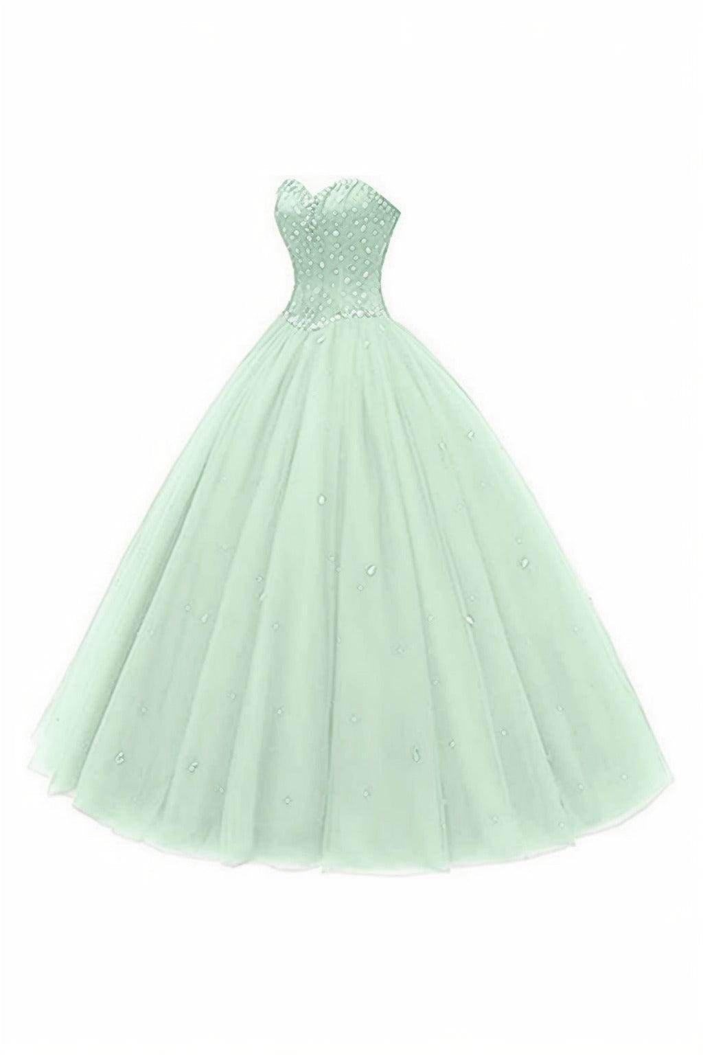 Elegant Princess Floor-Length Tulle Prom Dress CS0425 | Perfect for Homecoming, Ball & Formal Events
