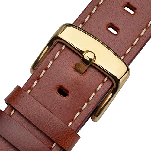 Red Brown/Gold Buckle