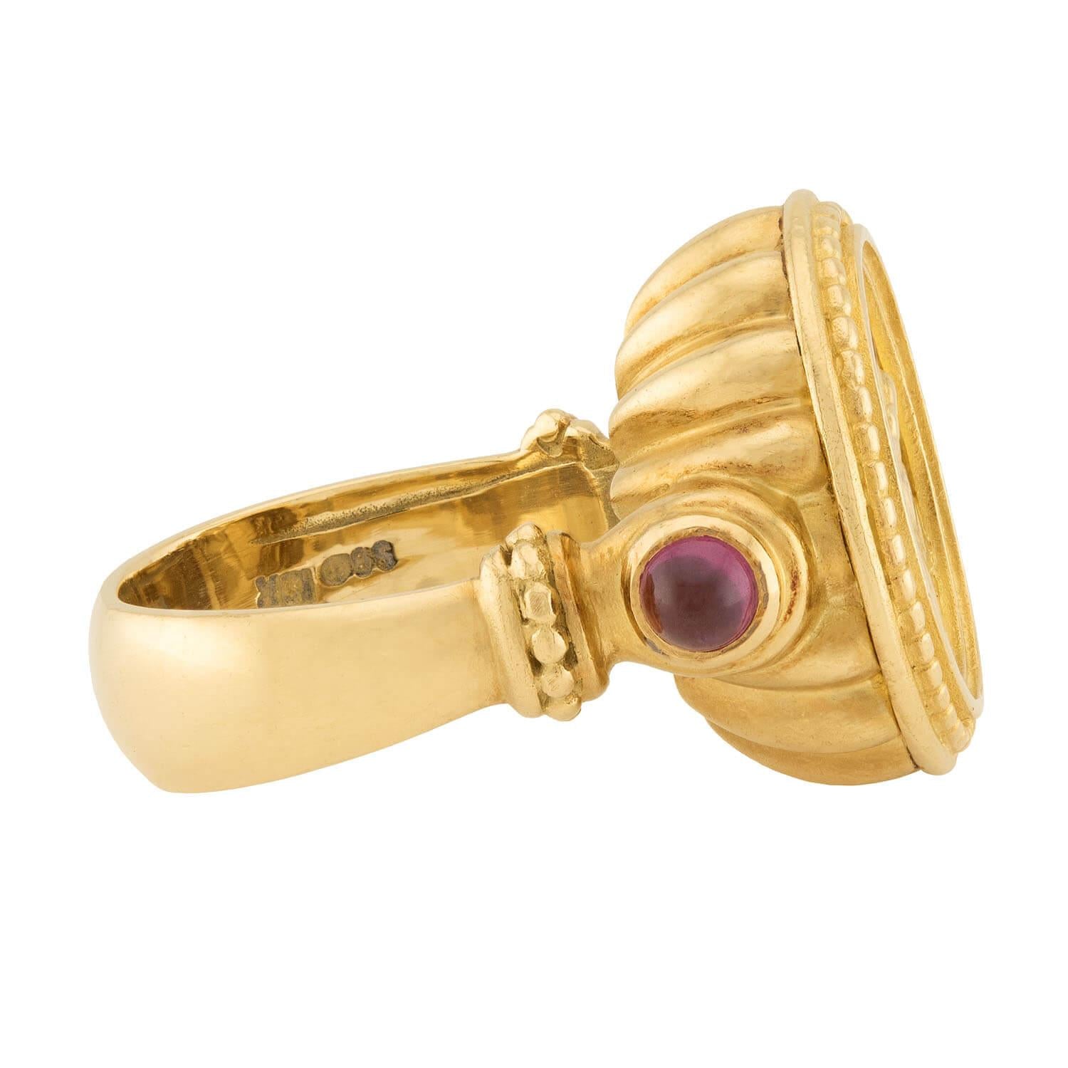 18K Gold Tourmaline Ring for Women - Luxury Handmade Gemstone Jewelry - Elegant Gift for Birthday, Anniversary & Special Occasions