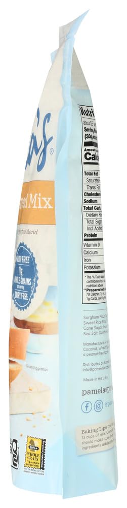 Pamela's Gluten Free Bread Mix & Flour Blend - 12 Pack (4 LB Each) - Perfect for Baking Bread, Muffins, and Pancakes at Home