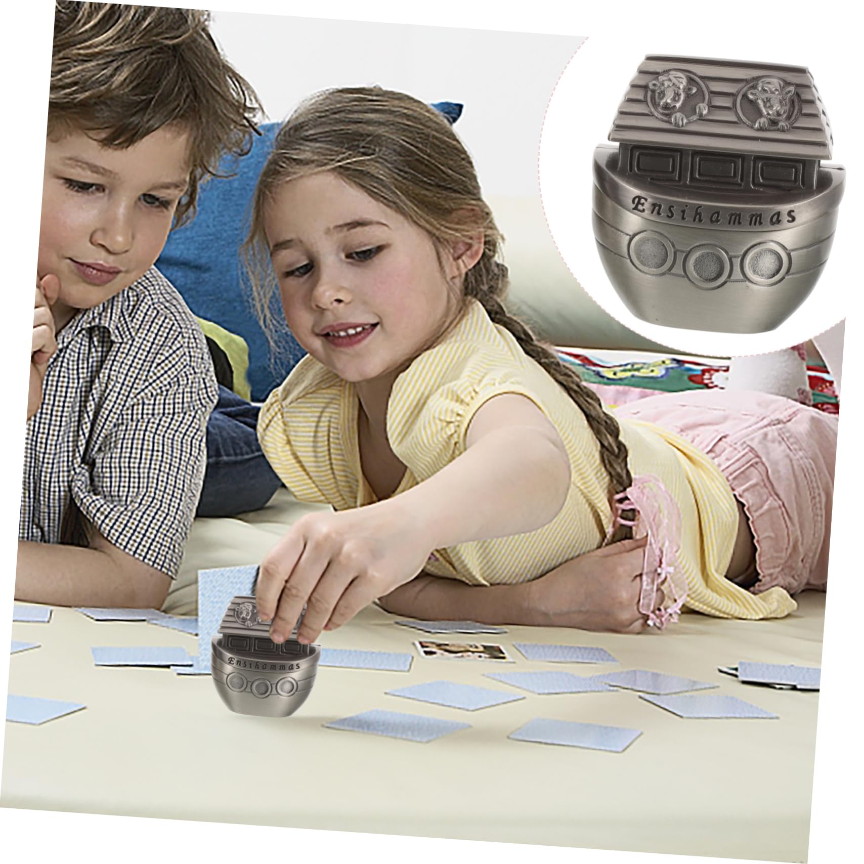 ABOOFAN 2-Pack Baby Tooth Keepsake Box - Adorable Metal Storage Container for First Lost Teeth | Perfect for Toddler Milestones, Memory Preservation & Nursery Decor