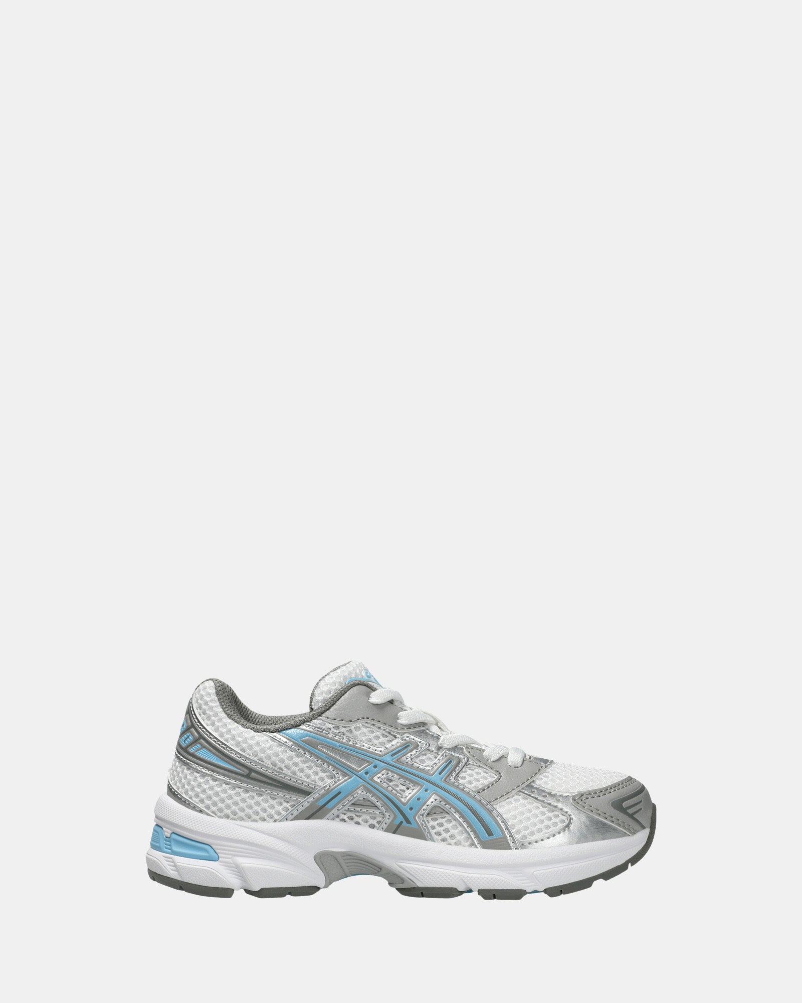 ASICS Gel 1130 Pre School Running Shoes - White/Arctic Sky - Lightweight & Comfortable for Kids - Perfect for School, Playground & Daily Activities