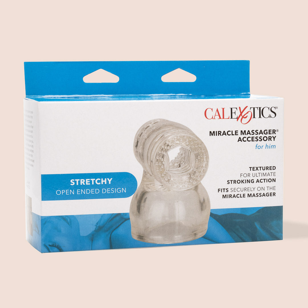 Miracle Massager® Flexible Textured Sleeve for Men - Perfect for Muscle Relaxation, Stress Relief & Intimate Massage at Home or Spa