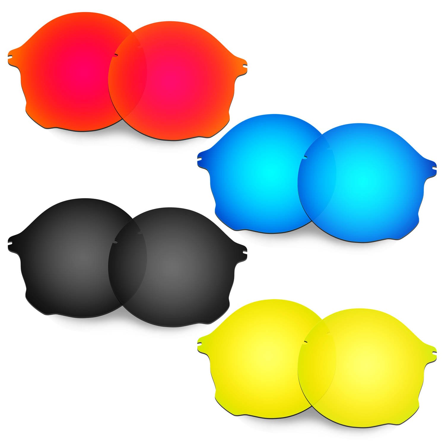 HKUCO Replacement Lenses for Oakley Tailend Sunglasses - Polarized Interchangeable Lens Set for Men - Perfect for Running, Cycling & Outdoor Sports