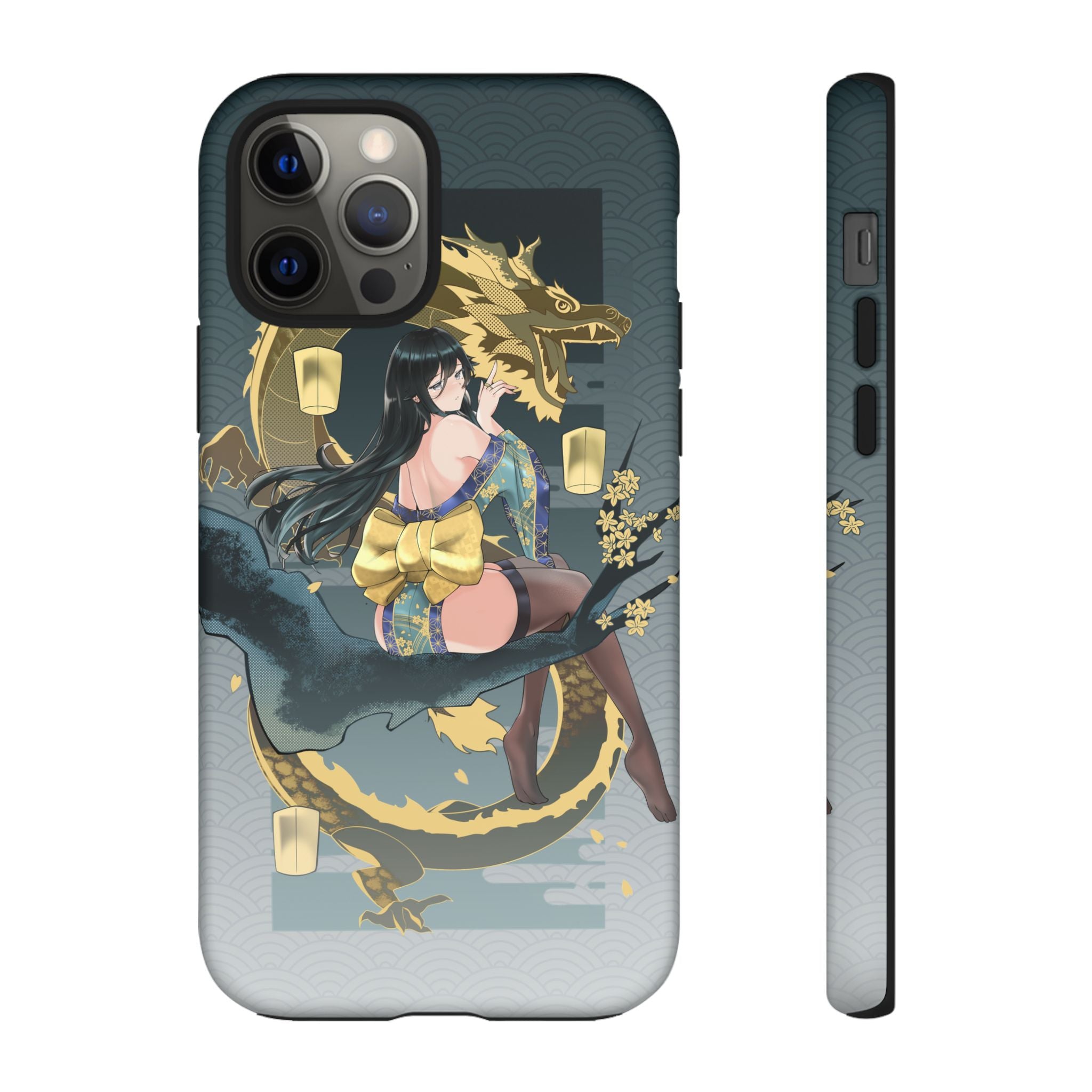 Dragon Maiden Flor Re:Color Anime Phone Case for iPhone & Samsung - Cute Protective Cover for Daily Use & Cosplay