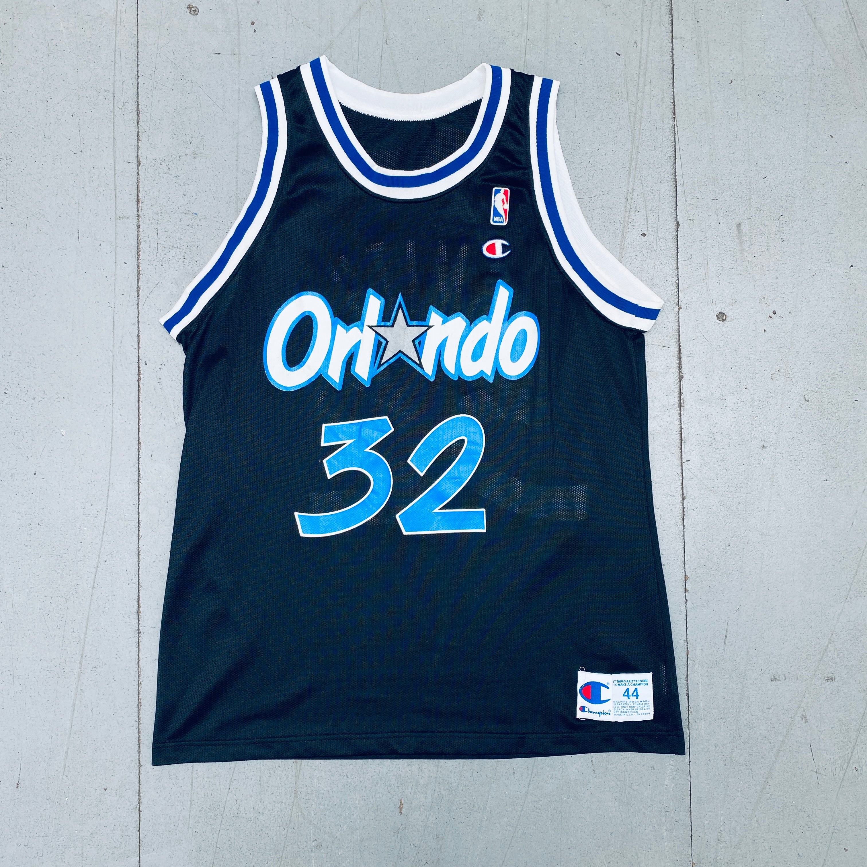 Otis Smith 1991/92 Orlando Magic Black Champion Jersey - Men's NBA Basketball Throwback Jersey for Fans & Collectors - Perfect for Game Day, Cosplay, and Sports Memorabilia Display
