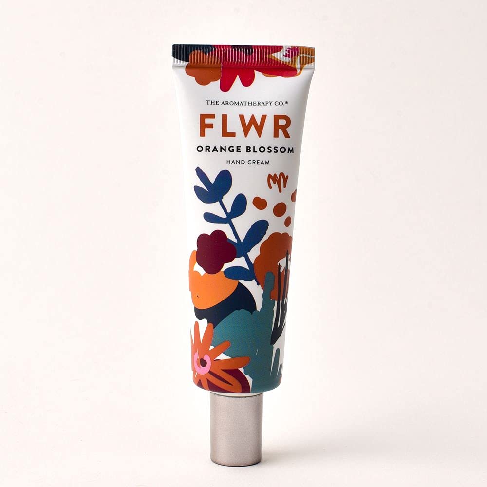 FLWR Moisturizing Hand Cream 50ml - Orange Blossom Scented, Hydrating & Nourishing for Dry Skin | Perfect for Office, Travel & Daily Use