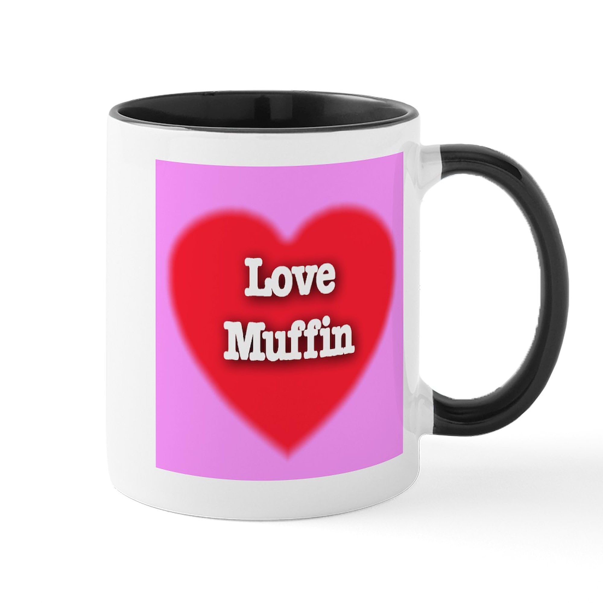 Love Muffin Ceramic Coffee Mug 11 oz (325 ml) - Perfect for Tea, Hot Chocolate & Office Use - Funny Gift for Coffee Lovers