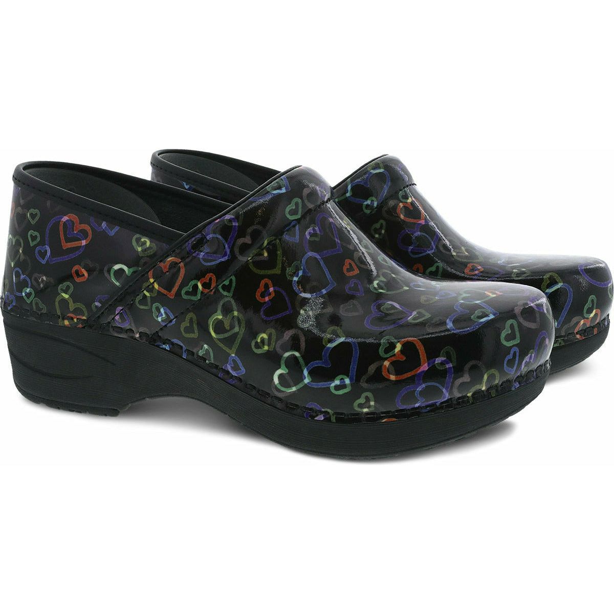 DANSKO XP 2.0 Patent Leather Professional Clogs - Comfortable Slip-Resistant Shoes for Nurses & Chefs (Final Sale) | Perfect for Healthcare, Food Service & Long Work Shifts