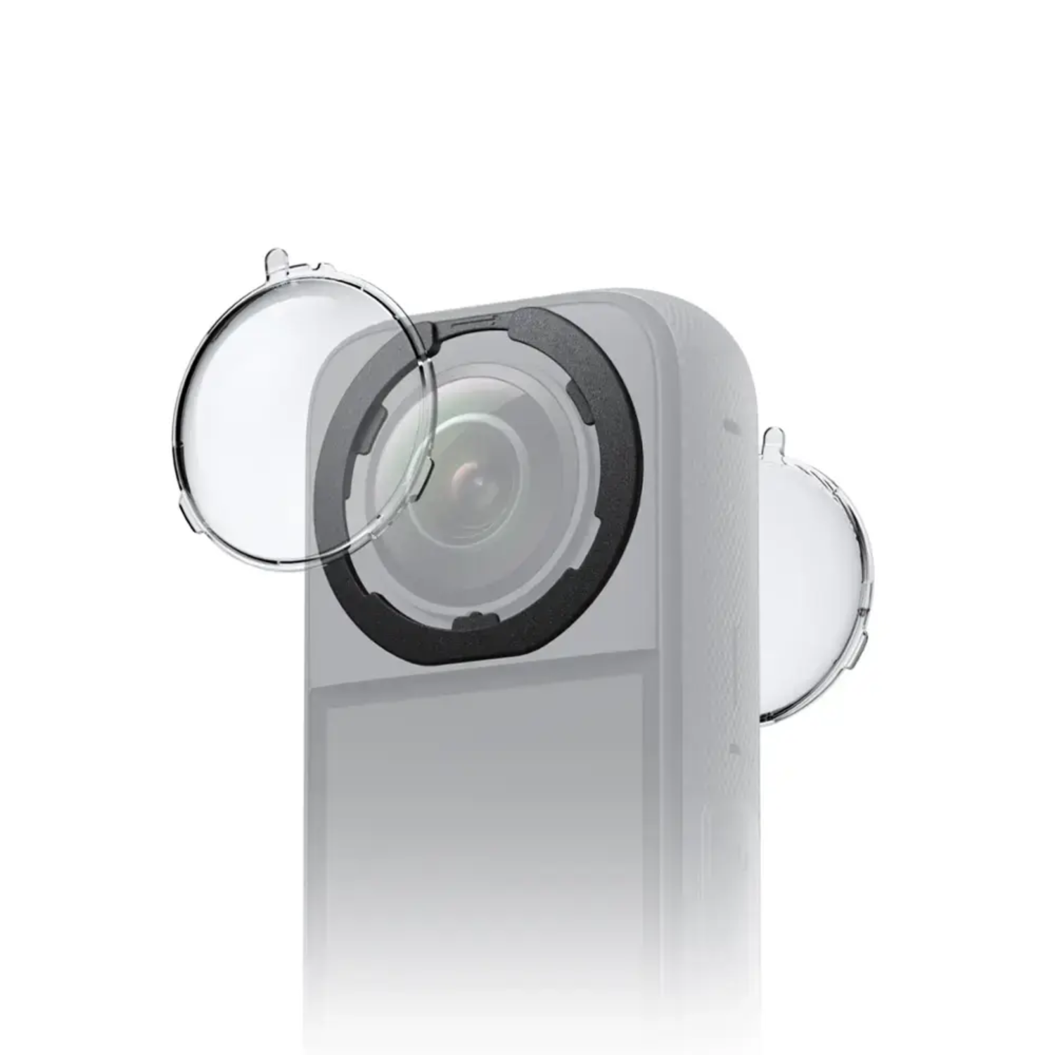 Insta360 X3 Camera Lens Protectors - Removable Standard Lens Covers for Action Camera Protection - Perfect for Outdoor Sports, Vlogging, and Travel Adventures