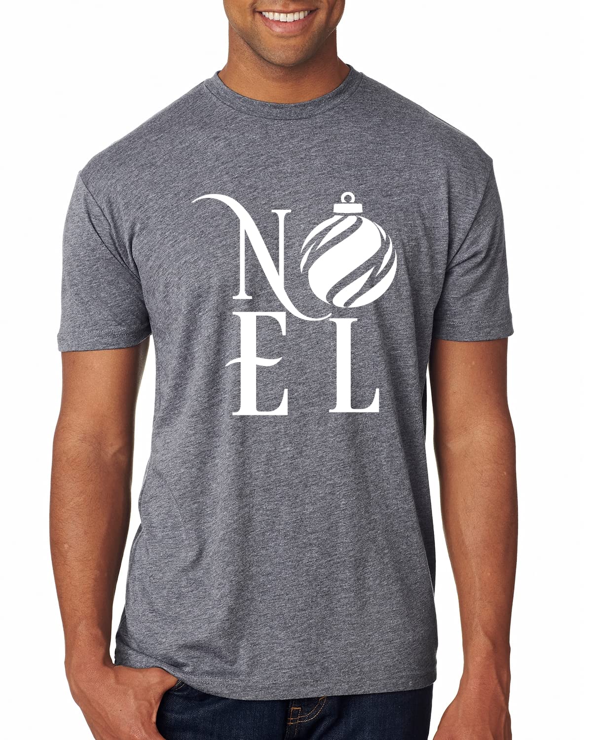 Premium Tri-Blend Christmas T-Shirt for Men - Merry Noel Holiday Gift - Perfect for Parties, Family Gatherings & Festive Outfits