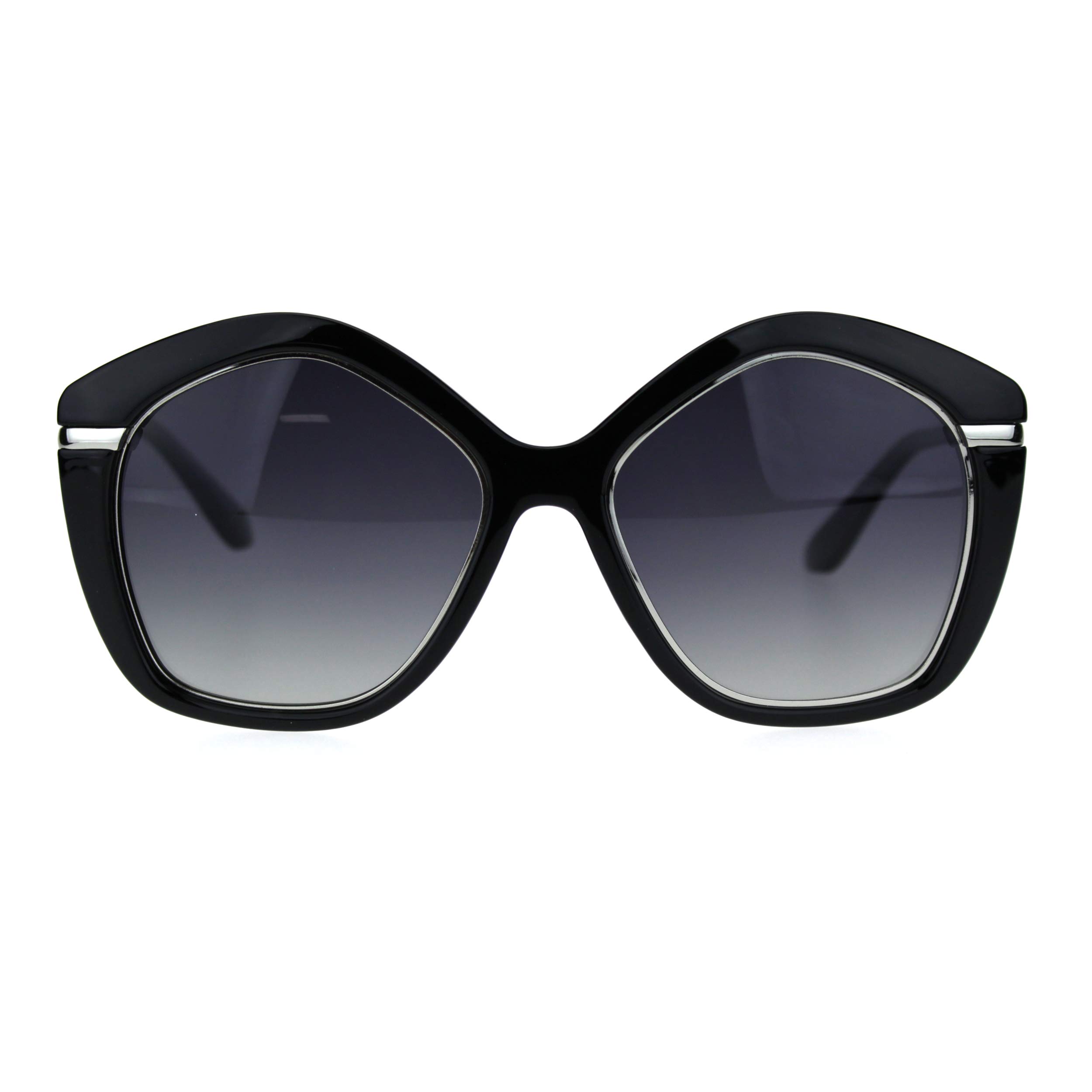 Polarized Women's Mod Oversize Butterfly Chic Sunglasses - UV Protection, Fashionable & Lightweight for Beach, Driving & Outdoor Activities