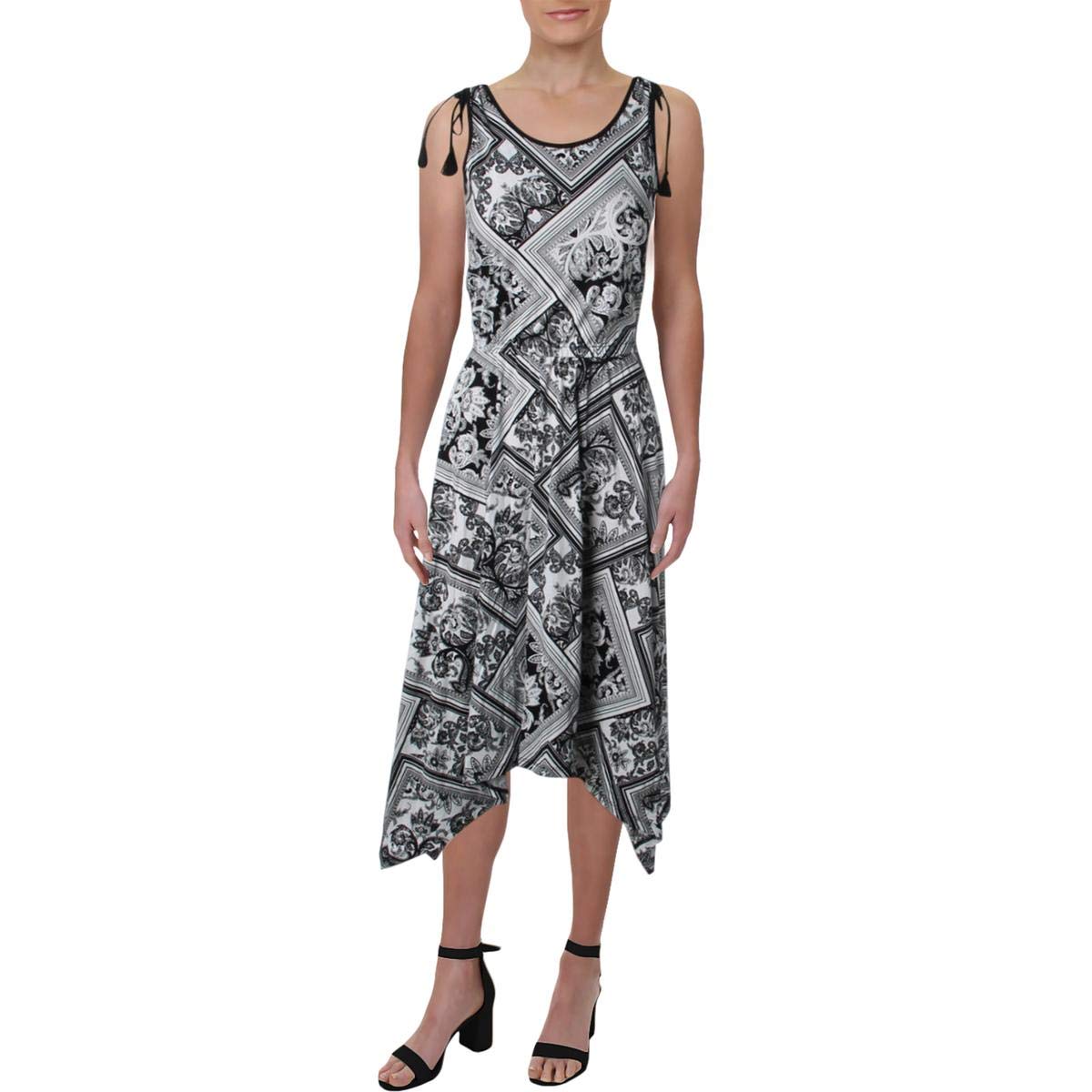 Lauren Ralph Lauren Women's Pure Cotton Jersey Maxi Dress - Comfortable & Stylish Summer Long Dress for Beach, Vacation & Casual Wear