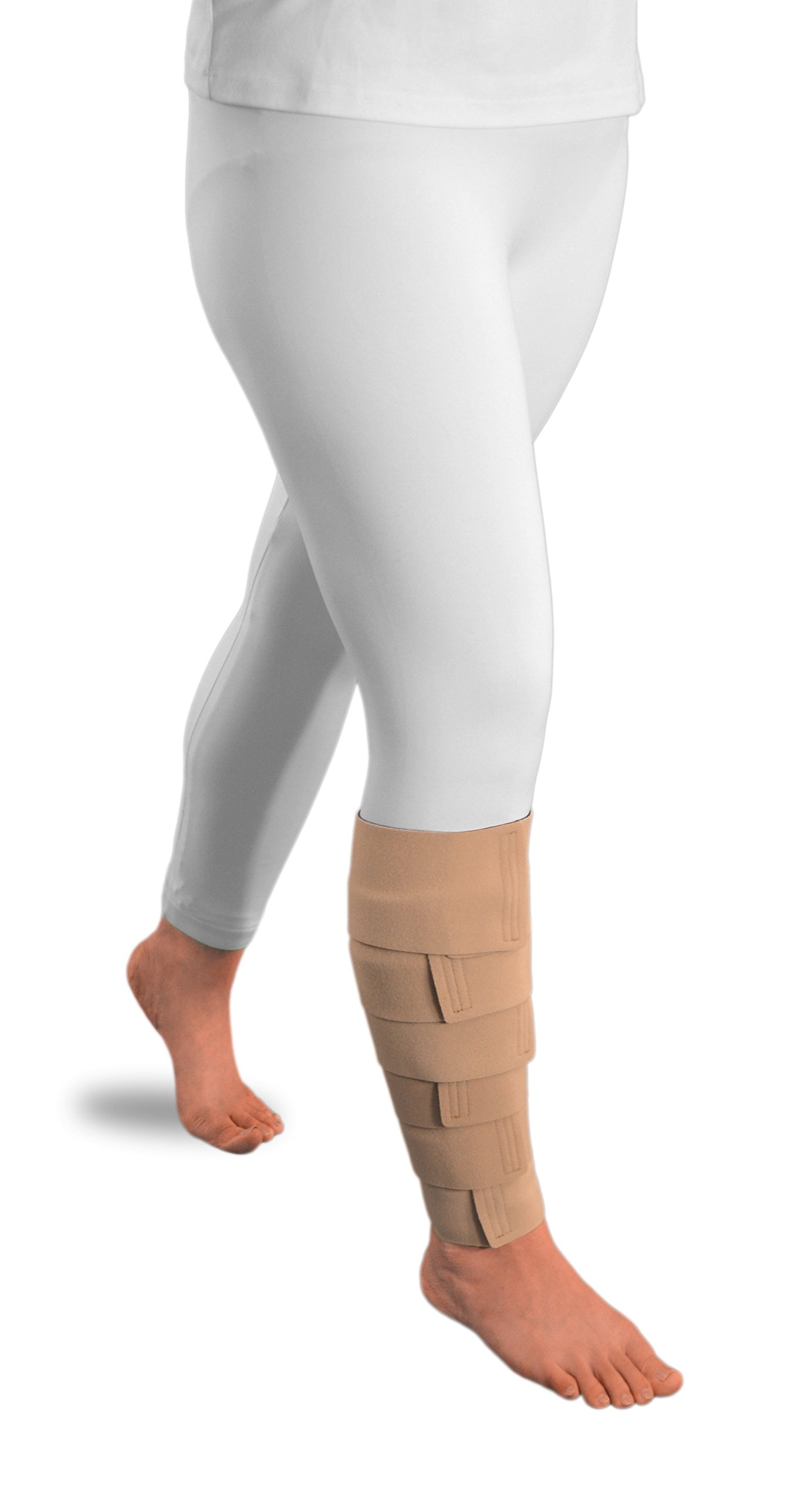 ReadyWrap Calf Compression Sleeve - Adjustable & Breathable Support for Running, Sports & Recovery - Ideal for Athletes, Runners & Active Lifestyles