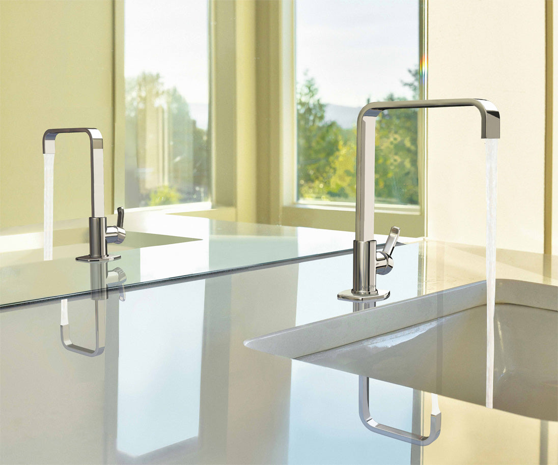 Ancona Isla Single Hole Bathroom Faucet in Chrome - Modern Chrome Finish for Vanity Sinks, Perfect for Bathroom Renovation & Home Upgrade