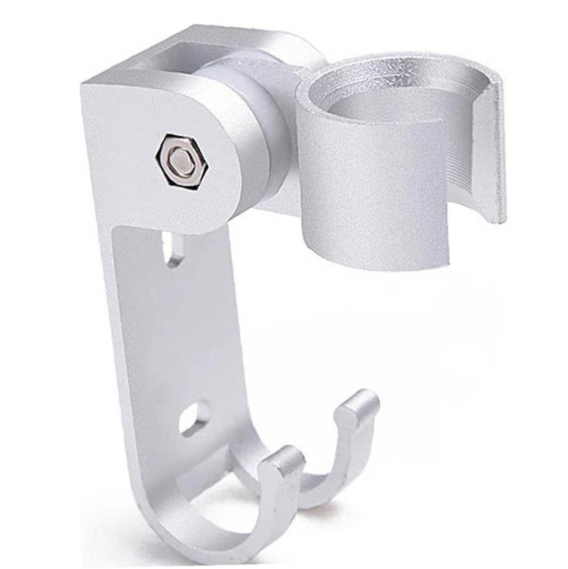 Adjustable Rustproof Aluminum Shower Head Bracket - Wall Mounted Gel Shower Base Holder for Bathroom Fittings | Perfect for Modern Bathrooms & Spa-Like Shower Experiences