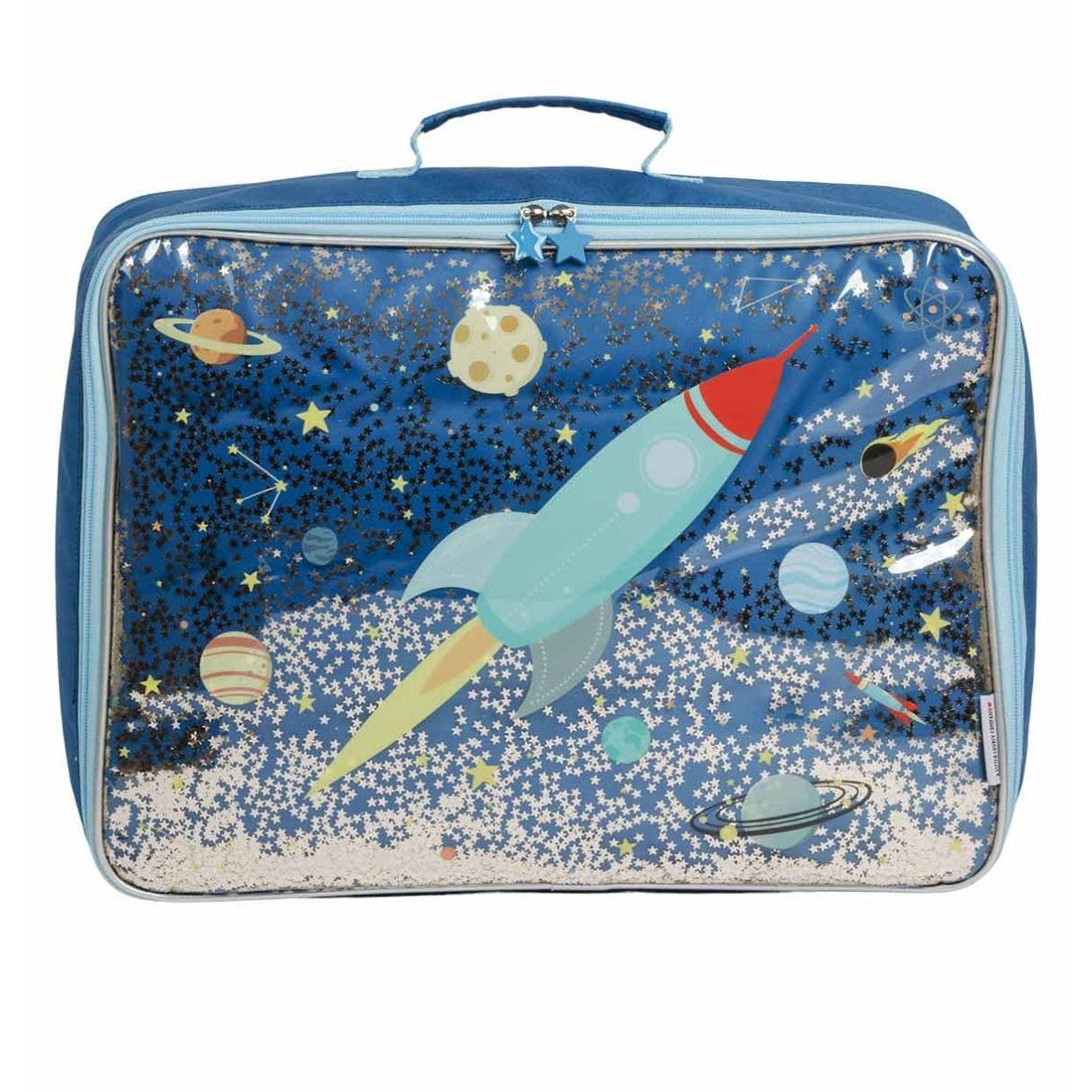 Sparkling Glitter Suitcase for Kids - Durable & Stylish Travel Luggage for Girls & Boys - Perfect for School Trips, Vacations & Sleepovers