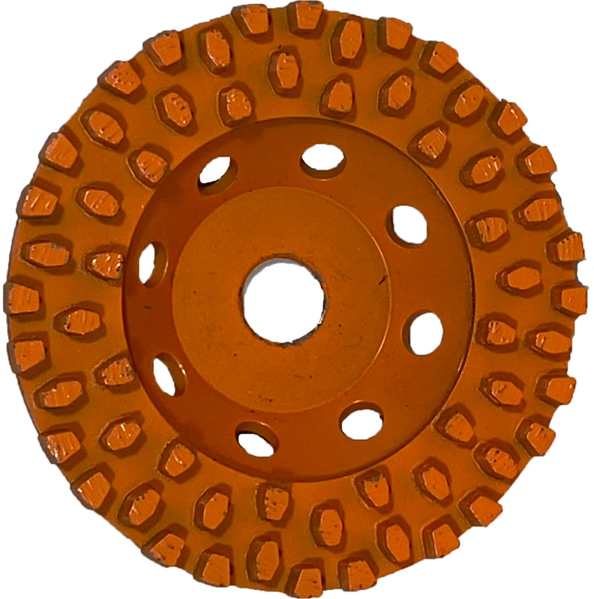 4-Pack Concrete Spike Cluster Cup Wheel - Heavy Duty Grinding Disc for Masonry & Stone - Perfect for DIY Projects & Professional Construction Work