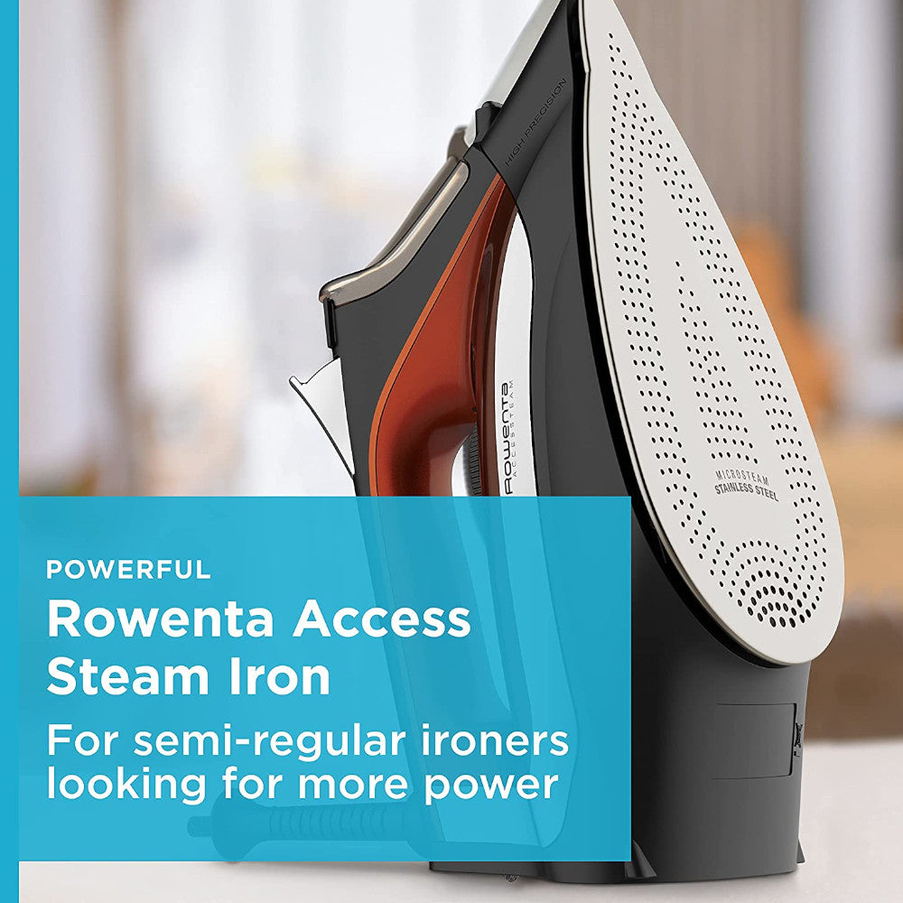 ROWENTA DW2363U1 Access Steam Iron - Blemished Packaging with Full Warranty | Perfect for Home & Travel Ironing Needs
