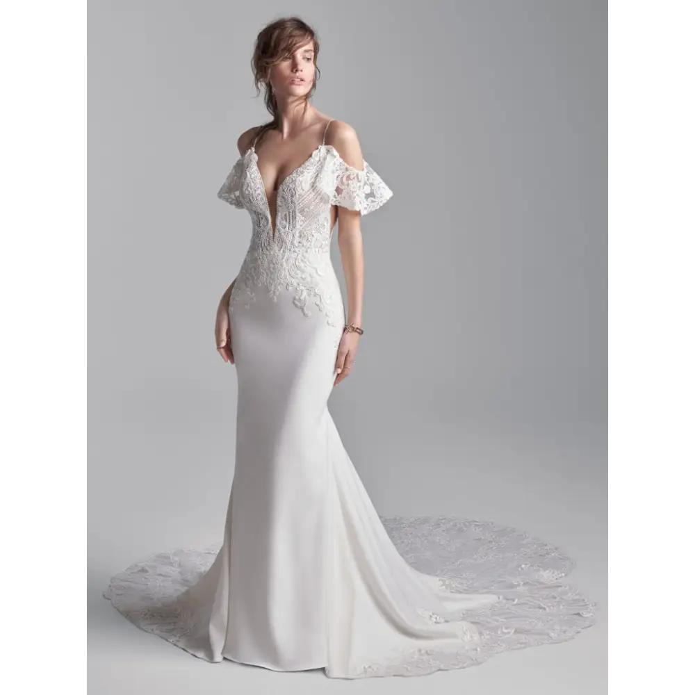 Bracken Detachable Sleeves by Sottero and Midgley - Elegant Wedding Dress Sleeves for Brides | Perfect for Church, Outdoor & Formal Weddings