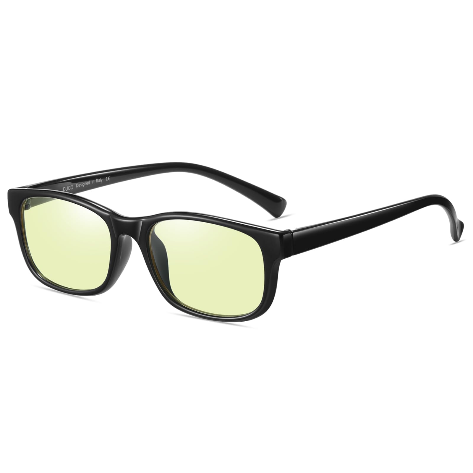 DUCO Blue Light Blocking Glasses for Gamers & Computer Use - Anti Eye Strain Glasses for Gaming, Work & Screen Time - Reduce Fatigue & Improve Sleep (Perfect for PC, Office & Night Use)