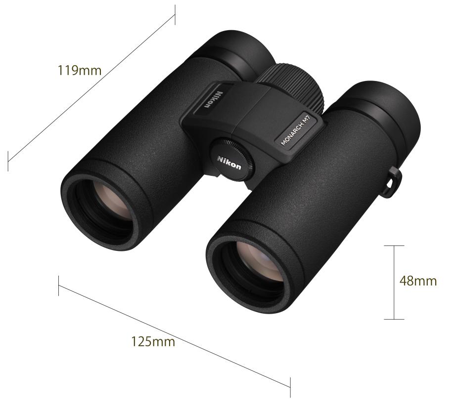Nikon 8x30 Monarch M7 Binoculars - High Performance Waterproof Compact Binoculars for Bird Watching, Hunting, Hiking & Outdoor Adventures