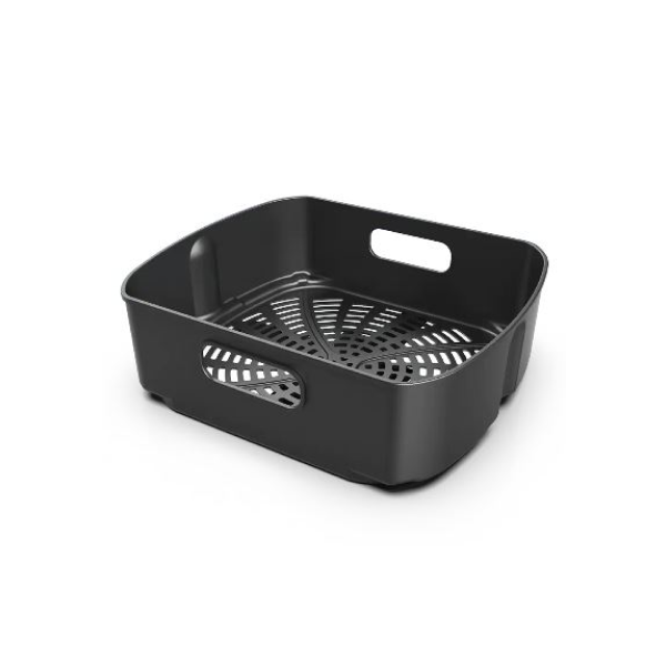 Best Air Fryer Basket - Non-Stick & Dishwasher Safe for Healthy Cooking - Perfect for Chicken Wings, French Fries & Veggies - Ideal for Home, Kitchen & Small Spaces